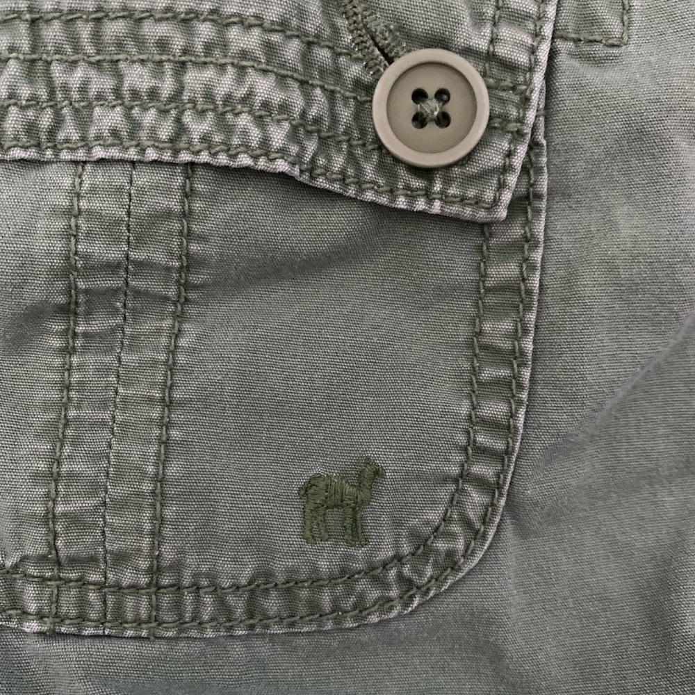Army Green Vintage Shorts